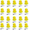 Wunderschöne Haarklammer mit goldener Kette, Entenmotiv, Tier-Design, Haarklammer, Enten-Imitation