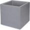 KONZEPT Vaso grande su rotelle, realizzato in materiale riciclato al 100%, 30 x 30 x 30 cm, per esterni, quadrato, grigio effetto cemento, mobile, ideale per giardino, terrazza e balcone