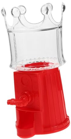 HEALSOPTHY Mini Candy Dispenser Machine for Creative Gumball Dispenser for Weddings and Parties Retro Treat Storage for Candies and Snacks Cute Crown Design for Special Events