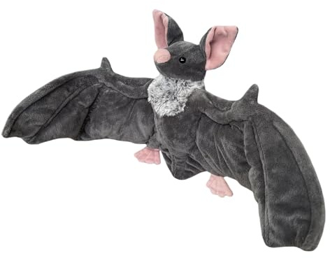 Häuso-dazwischen gefüllte Tier, auffälliges Design, 58x25x8cm, Goth Bat Plüsch gotischer Große Fledermäuse Plus HIE Weiches plüschig, vielseitiges Geschenk für alle Alterssammler