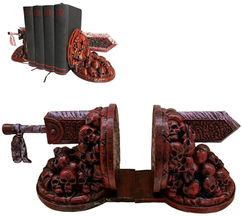 Serre-Livres Berserk, Serre-Livres Ornement Dragon Slaying Couteau Bookstop, résine antidérapant adapté pour la Lecture de Bureau décoration de la Maison Cadeaux pour Les Amoureux des Livres