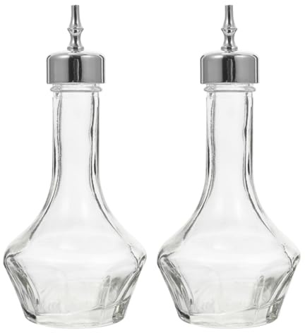 ULTECHNOVO Bitters Bitters - 2 bottiglie con testa dosatrice, flacone contagocce preciso per cocktail mix a prova di perdite, per bar di casa e baristi professionali