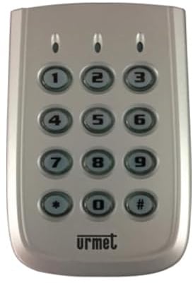 Tastiera controllo accessi Urmet 12-24Vcc 3-8 cifre per codice - 1087/1