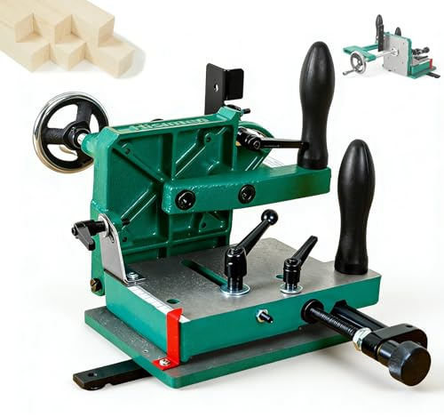 Woodworking Tenoning Machine, Tenon Jig for Table Saw, Heavy Duty Tenoning Jig for Table Saws Dedicated Tenon Clamping Tool, Maximum Clamping 82.5 mm, for Precision Mortise Processing