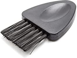 vhbw Reinigungsbürste für Elektrorasierer, Bartschneider, Barttrimmer, Haarschneider, Trimmer, Epilierer - 4,7 x 2,8 cm, Schwarz