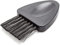 vhbw Reinigungsbürste für Elektrorasierer, Bartschneider, Barttrimmer, Haarschneider, Trimmer, Epilierer - 4,7 x 2,8 cm, Schwarz