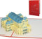 LINPOPUP®, LIN17331, Pop Up 3D Karte, Glückwunschkarte, Reisegutschein, Österreich, Wien Staatsoper, N261