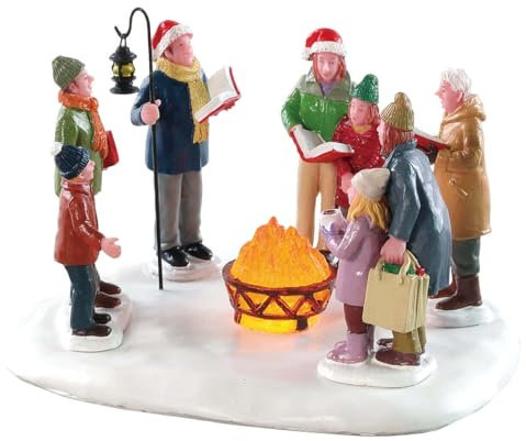 Lemax 84362 - Toasty Caroling - Beleuchtetes Accessoire - NEU 2018 - General Product - Lagerfeuer - Weihnachtswelt/Weihnachtsdorf