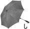 AILEEPET Sombrilla Carrito Bebe Universal Paraguas Carrito Bebe Diámetro 73cm Anti Rayos UV 50+ con Un Mango de Paraguas- Gris