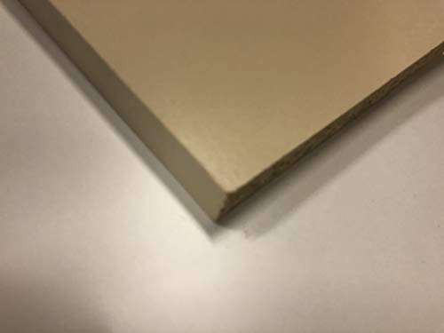 Cream Melamine Faced CHIPBOARD 15mm - 1200 x 457mm Shelving, End Panel or Furniture Board