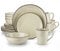 vancasso Navia Nature Dinner Set, Stoneware Vintage Look Beige Dinnerware Tableware, 16 Pieces Dinner Service Set for 4, Include Dinner Plate, Dessert Plate, Cereal Bowl and Mug