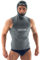 SEAC Herren Hoody Man Unterziehweste für Tauchen, aus 2,5 mm Neopren, grau, XXL