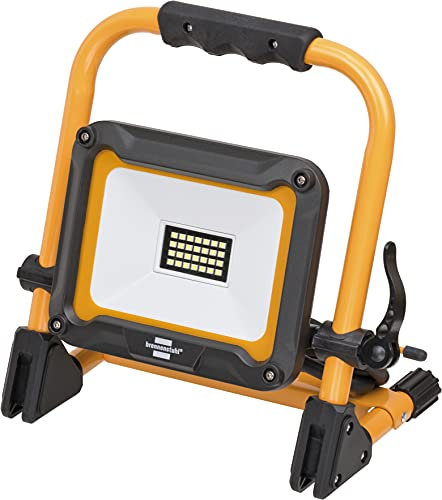 Brennenstuhl LED Arbeitsstrahler JARO 2050 M (20W, 1950lm, 6500K, IP65, LED Baustrahler mit 2m Kabel, Schnellspannverschluss)