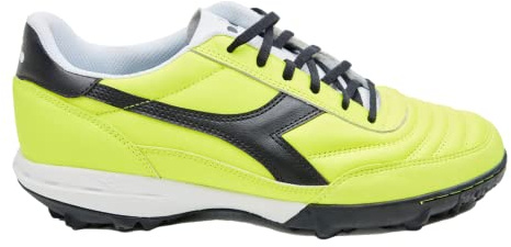 Diadora Calcetto LT Turf Zapatilla de f tbol, Yellow/Black, 41 EU