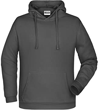 James & Nicholson Herren Basic Kapuzensweat - Klassischer Hoody mit Kängurutasche