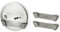 Joseph Joseph Duo - Ensemble de 3 Porte-Couvercles pour Casseroles et Casseroles, Organisateur de Rangement Mural Auto-Adhésif, Convient pour Couvercles Jusqu'à 24 cm, Ruban VHB 3M Inclus, Gris