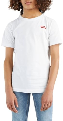 Levi's Mädchen LVG Batwing Chest HIT Tee 3EK826 T-Shirt, White,