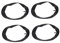 Toddmomy Ersatz-fahrradschläuche 4er-pack Ventil Rennrad Butylkautschuk