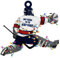 Hockey-Torwart-Ornament, My Goal is to Deny Yours Hockey Boy Player, Weihnachtsbaumschmuck – Sportornament für Hockeyspieler, Sportler, Trainer, 1 Seite bedruckt, flach, Acryl, 8,9 cm