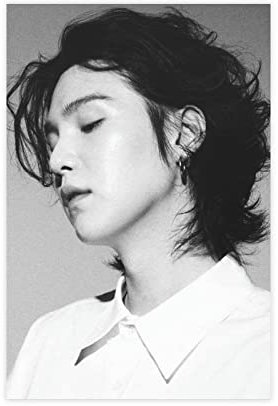 ZAPORA BTS Suga Poster auf Leinwand, Schlafzimmer, Dekoration, Sport, Landschaft, Büro, Raumdekoration, Geschenk, ungerahmt, 20 x 30 cm