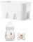 MAM Easy Start Anti-Colic Combi Set XS, Baby Erstausstattung mit Anti-Colic Flasche (130 ml), inkl. Sauger Größe 0, MAM Start Schnuller und Flaschenkorb, Baby Geschenk Set, ab der Geburt, beige