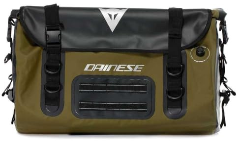 Dainese - Explorer Wp Duffel Bag 45L, Motorrad-Reisetasche, wasserdichtes Material, PVC, für Männer und Frauen, Schwarz/Grün, N