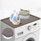 Washer and Dryer Top Protector Mat,60*50cm Silicone Rubber Mat for Laudry Machine & Dryer,Non Slip Heavy Duty Waterproof Washable Top Cover Pad for Home Kitchen Laundry Room