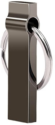 Paopaoldm Memoria USB Resistente al Agua, Negro, Disco U, Amplias Aplicaciones, Puerto USB, 128 GB