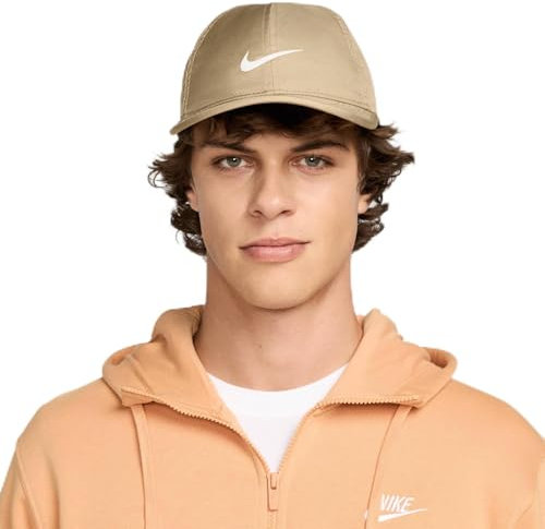 Nike Unisex Hat Cap, Parachute Beige/Metallic Silver, M