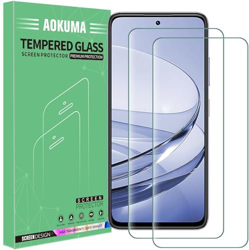 AOKUMA Protector de Pantalla para ZTE Blade V60, [2 Unidades] Cristal Templado para ZTE Blade V60 Fácil Instalación, Vidrio templado 9H,Sin Burbujas, Alta Definicion,Anti-Arañazos