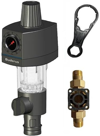 Buderus Logofix Rückspülfilter Druckminderer Wasserfilter 1,5-16 bar DN20 - DN32 (DN 32 | 1 1/4)