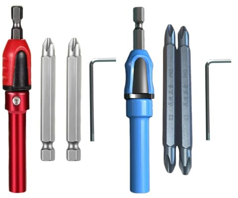 Portabrocas magnético, Extensión de portabrocas magnético - Portabrocas preciso de aleación de aluminio - Portabrocas extensible resistente al desgaste para principiantes y profesionales
