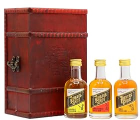 Pirate's Grog - Tropical Rum 5cl x 3 37.5% ABV Miniature Gift Pack