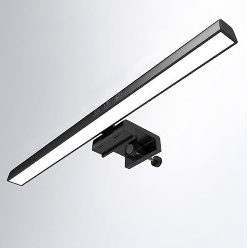 Eye Caring LED Computer Monitor Lamp with Touch Control and Timer Dimmable Screen Monitor Light Bar for Reduced Eye Strain Angle Adjustable No Glare Space Saving Design 50CM