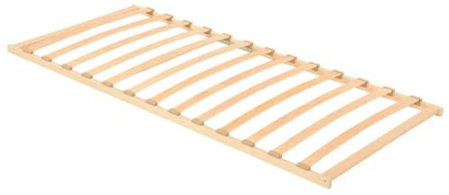 vidaXL Bett-Lattenrost Braun 90 x 190 cm Massivholz Buche