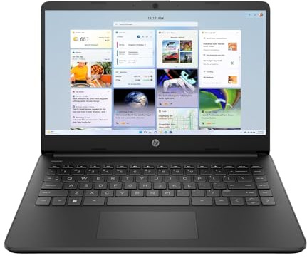 HP 14s 14 Laptop | Intel Core i5-1235U | 8 GB RAM | 512 GB SSD | Intel Iris Xe Graphics | FHD (1920 x 1080) Display | Windows 11 Home | Dual Speakers | Jet Black