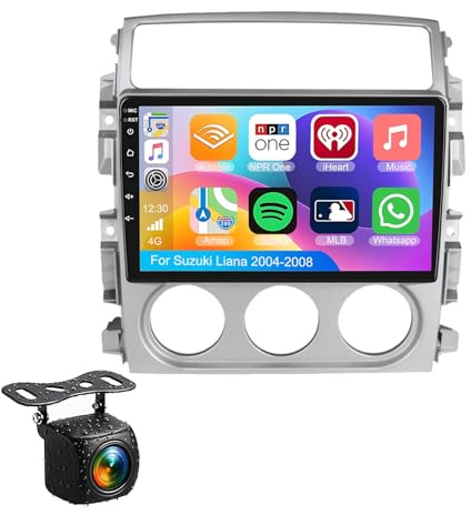 Radio Bluetooth per Honda Jazz City 2002-2007 Android 15 9 Inch Carplay Auto Schermo Autoradio Gps Fm Am Per, 8 Core 2G+64G