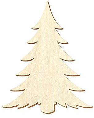Sperrholz Zuschnitte - Tanne Modern - Deko Basteln 5-40cm, Größe:Höhe 17cm