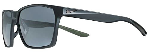 Nike MAVERICK EV1094 001 Matte Black/Grey Sunglasses Unisex TR90, Square, 59