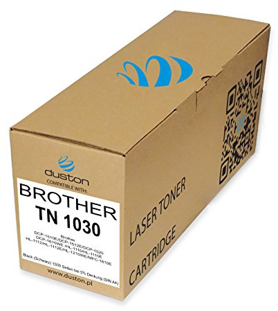 duston TN1030, TN-1030 Schwarz Toner kompatibel zu Brother DCP-1510 1512 1610 1612 HL-1110 1112 1210 MFC-1810 1910