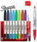 Sharpie Doppelseitiger Permanent Marker | Marker Stift mit Doppelspitze (Fein & ultrafein) | gemischte Farben | 8 Stück
