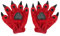 AfinderDE Kinder Fingerhandschuhe Tiertatzen Handschuhe Winterhandschuhe Warme Plüsch Tierpfote Gloves Cartoon Party Spielzeug Kostüm Handschuhe Weihnachtageschenk