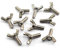 Flomore M4 x 12 mm Flügelschraube, 304 Edelstahl, 30 Stück