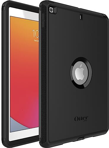 Otterbox Funda Defender para iPad 10,2' (7.ª Gen 2019/8.ª Gen 2020/9.ª Gen 2021), A Prueba de caídas,Ultrarresistente con Protector de Pantalla Integrado,Testeada 2X Estándares Militares, Negro