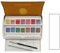 Sennelier Boîte de Peinture Aquarelle Extra-Fines,14 Demi-Godets,Made in France