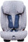 JYOKO Kids Bezug für Autositz kompatibel mit Romer Advansafix, Evolva IV M, aus Baumwolle (White Star, ADVANSAFIX IV-M-R)
