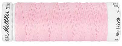 Seraflex - elastisches Garn zum Nähen - Alleskönner -2 Rollen á 130 m, rosa