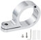 WOWTK 1.25'' Handlebar Mount Clamp, 32mm Highway bar Handlebar Clock Temperature Gauge Mount Clamp Universal fits for Harley Touring Road Glide Road King Dyna Sportster Softail etc.