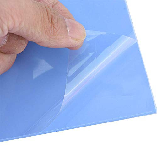 CPU Thermal Pad, 100mm x 100mm x 3mm GPU Chip Heatsink, Silicone Laptop Wärmeleitpad, Low Hardness, für CPU Chip Heat Conduction, LED Heat Conduction