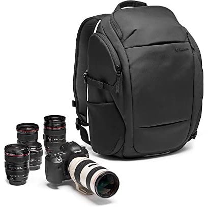Manfrotto Advanced Travel III Fotorucksack für Kamera und Laptop, Tasche für Spiegelreflexkamera mit Objektiven, mit Austauschbaren Unterteilungen, Stativhalterung, Tasche, Seitlicher Zugriff